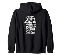 Allez Donc Faire des Disciples de Toutes Les Nations Sweat à Capuche
