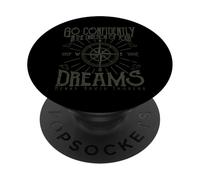 Allez en Toute Confiance dans la Direction de Vos rêves Boussole PopSockets PopGrip Adhésif