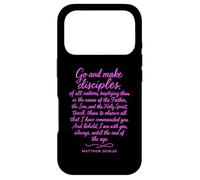 Allez Faire des Disciples Matthieu 28:19 Verset biblique Écriture Prier Coque pour iPhone 17 Pro