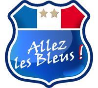 Allez Les Bleus ! - 15cm - Sticker/Autocollant