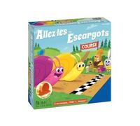 Allez Les escargots - Plateau Parcours, Course - Animaux en Bois, des Colores - Jeu Societe Enfant, Maternelle - Set Jouet et Carte
