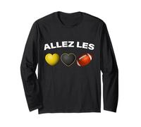 Allez Les Jaune Et Noir Rugby La Rochelle Cadeau Supporter Manche Longue