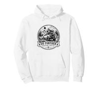 Allez Plus Loin en Camping Tout-Terrain 4x4 Sweat à Capuche
