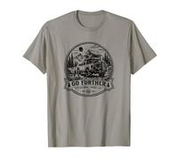 Allez Plus Loin en Camping Tout-Terrain 4x4 T-Shirt