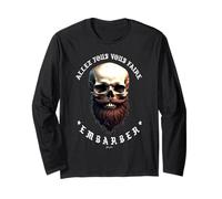 Allez Tous Vous Faire embarber Barbe Barbu Mari Cadeau Manche Longue