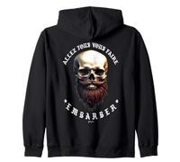 Allez Tous Vous Faire embarber Barbe Barbu Mari Cadeau Sweat à Capuche