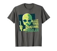 Allez Tous Vous Faire Enculer T-Shirt, Homme, Asphalte, 3XL