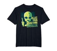 Allez Tous Vous Faire Enculer T-Shirt, Homme Grandes Tailles, Noir, 6X Tall