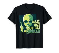 Allez Tous Vous Faire Enculer T-Shirt, Homme, Noir, 6XL