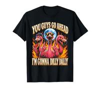 Allez-y, Je Vais Dilly Dally Flamingo T-Shirt