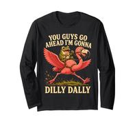 Allez-y, Je Vais Dilly Dally Frog and Flamingo. Manche Longue