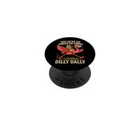 Allez-y, Je Vais Dilly Dally Frog and Flamingo. PopSockets PopGrip Adhésif