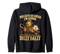 Allez-y, Je Vais Dilly Dally Opossum. Sweat à Capuche
