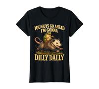 Allez-y, Je Vais Dilly Dally Opossum. T-Shirt Graphique avec Valeur