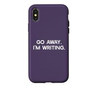 Allez-Y J'ÉCRIS Busy Writer Write on Meme Coque pour iPhone X/XS