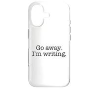 Allez-Y J'ÉCRIS Typewriter Font Busy Writer Meme Coque pour iPhone 17