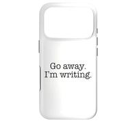 Allez-Y J'ÉCRIS Typewriter Font Busy Writer Meme Coque pour iPhone 17 Pro