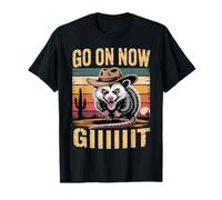 Allez-y maintenant Offrez un opossum Western Country Vintage Cowboy Opossum T-Shirt