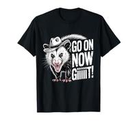 Allez-y maintenant Offrez un opossum Western Country Vintage Cowboy Opossum T-Shirt