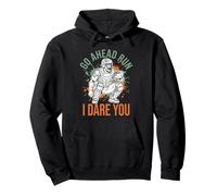 Allez-y Run I Dare You Vintage Baseball Catcher Funny Boys Sweat à Capuche
