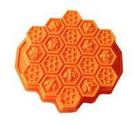 Allforhome 19 cavité gâteau Moules en nid d'abeille pour enfant chocolat Moule à gâteau en silicone Moule
