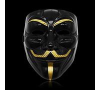 ALLFORYOU Anonyme Steampunk Horror Scary Cosplay Cosplay Halloween Masques pour Le Visage Partie Halloween Masque V Vendetta Accessoires réutilisables