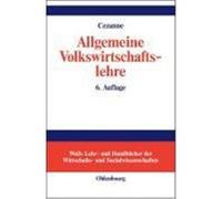 Allgemeine Volkswirtschaftslehre Cezanne, Wolfgang (Auteur)