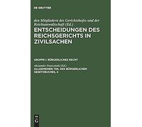 Allgemeiner Teil Des Bürgerlichen Gesetzbuches, 4