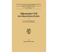 Allgemeiner Teil Des Bürgerlichen Rechts