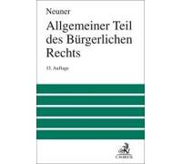 Allgemeiner Teil Des Bürgerlichen Rechts