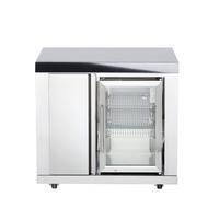 Allgrill Top-Line Module de cuisine d'extérieur modulaire en acier inoxydable 6 armoire/réfrigérateur 63 litres