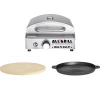 All'Grill Multi-Kulti Set 1 incl. pierre à pizza et plaque de gril en fonte