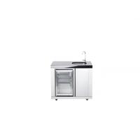 Allgrill Top-Line cuisine modulaire d'extérieur acier inoxydable module 11 lavabo à droite/réfrigérateur 63 litres