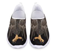 Allhaitong Chaussures de marche décontractées pour homme - Baskets plates en maille - Unisexe - Pour la plage, le yoga, le surf, Griffe d'aigle, 40 2/3 EU