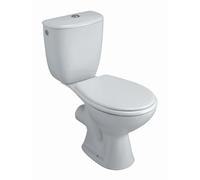 ALLIA - Pack WC Bastia à sortie horizontale avec abattant à fermeture standard prêt à poser réf 08347500000104