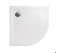Allia Receveur Prima céramique d angle 90x90 ultra-plat à poser à encastrer avec traitement antigliss émaillé 4 côtés traitement