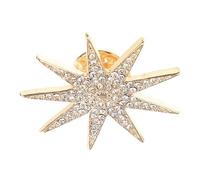 Alliage Broche Vintage Étoile à Six Branches pour Femmes