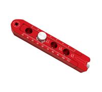 Alliage D’aluminium Compas de Menuisier, Traceur Circulaire Réglable | Tête en Alliage Dur, Format Compact, Marquage Précis pour Planches MDF, Bois, Travaux D’établi, Art et Loisirs Créatifs