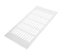 Alliage D’aluminium Grille D’aération Rectangulaire, Ondulée, Argenté | Résistante à L’usure, Facile à Nettoyer et Installer, pour Espaces Clos et Mur, Finition Argenté