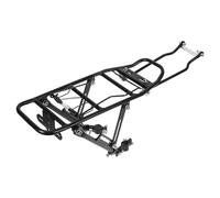 Alliage D’Aluminium Porte-Bagages Multifonction Arrière 023 pour Vélo | Bike Rack Amovible, Design Compact, Installation Simple, Transport Facile, pour Vélo Pliant, Noir