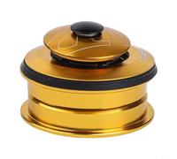 Alliage d'aluminium 44 mm pour casque de vélo 1-1/8 tube droit scellé double roulement pour cadre de vélo supérieur inférieur 44 x 44 mm rouge (doré)