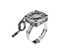 Alliage d'aluminium 7075-T6 + acier inoxydable 316 40 x 40 mm RC Ventilateur de refroidissement réglable pour moteur série 40-56 - Argent