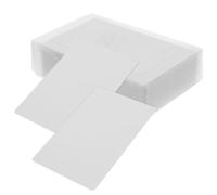 Alliage D'aluminium Cartes de Visite 50 Pièces Vierges | Bords Arrondis Sûrs, Surfaces Lisses Doubles, pour Gravure, Salons D'enseigne, Réseaux et Bricolage