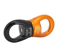 Alliage d'aluminium de magnésium d'escalade pivotant extérieur escalade de roche universelle mousqueton de roue pivotant Rotation connecteur fixe