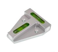 Alliage d'aluminium en forme de T pour plate-forme de niveau mini avec fioles à double bulle et dos magnétique pour une mesure précise dans les camping-cars, ateliers et projets de construction
