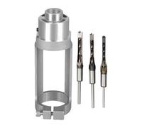 Alliage d'aluminium ennuyeux Jig Facile à installer Un outil ennuyeux pour le travail du bois et les meubles avec installation facile des accessoires de forage du bois