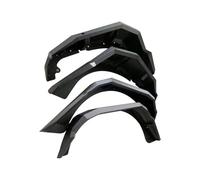 Alliage D'aluminium Noir 4 Pièces Élargisseurs D'ailes Accessoires J342 1 Ensemble Pour Jeep Pour Wrangler JK 2007-2017 BLNETU