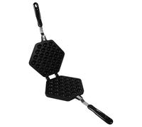 Alliage d'aluminium Non Stick Oeuf Gaufrier Pan DIY Bubble Gâteau Moule de Cuisson avec Poignées pour La Maison Cuisine Café Durable Facile Propre Cuisinière À Gaz Sûr