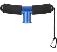 Alliage d'aluminium portable Ceinture de pêche Porte-perche avec corde de suspension Accessoires de pêche professionnels