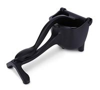 Alliage d'aluminium Portable Ménage Manuel Agrumes Squeezer Cuisine Outil pour Citron Orange Pamplemousse en Or Noir (Noir)